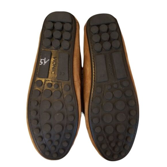 Vionic  Honor Ashby Leather  Suede Driving Moccasins Size 6 - Picture 4 of 6